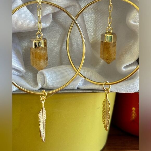 NIB Colors of Brazil Citrine in Gold Tone 18.05 ctw - Picture 4 of 9